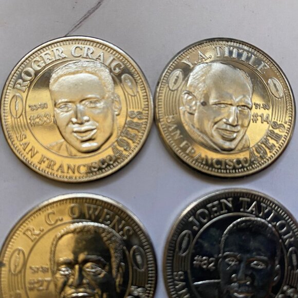 San Francisco 49ers then and now 1994-95 collectable coins 12 of 20 Lot #7 - Picture 5 of 11